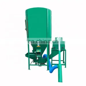 800 kg /h Vertical Grain Feed Processing Mixer and Crusher Machine for Pig Poultry Farming thumbnail-3