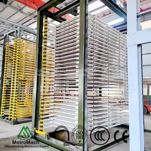 Woodworking Plywood Multi-layer Hydraulic Hot Press Machine With Loader and Unloader Line thumbnail-5