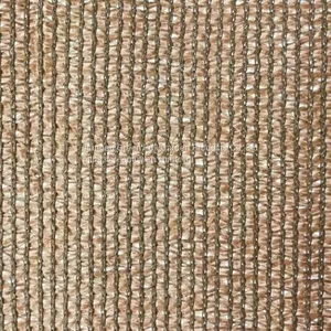High Quality 340gsm 3*50m Beige HDPE Woven Fabric Knitted Sun Shade Cloth Net Carport thumbnail-3