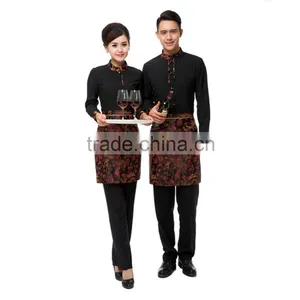 the Best Uniform Dress Suits Design for Hotel Restaurant Service Laides Staff thumbnail-1