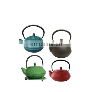 China Manufacture High Quality Cast Iron Teapot Warmer Tea Pot Teapot thumbnail-1