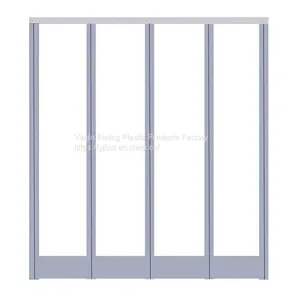Fuxing 1mm Auto-close Transparent Blue Clear Plastic Magnetic Pvc Strip Curtain Used For Doors Pvc Curtain Strip thumbnail-5
