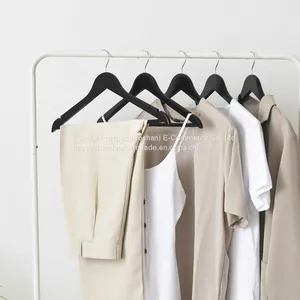 Natural Wholesale Wooden Hangers Clothes Hanger for Suit thumbnail-2
