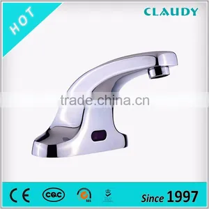 Polished Chrome Basin Infrared Automatic Faucet Sensors in America thumbnail-1