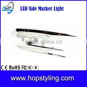 China Supplier Car LED Light For F10 E60 E61 E81 E82 E87 E88 LED Silver Chromed Sidemarker Clear Lens/Smoke Lens thumbnail-1