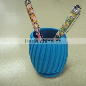 2016 High Quality Blue Silicone Pencil Vase thumbnail-2