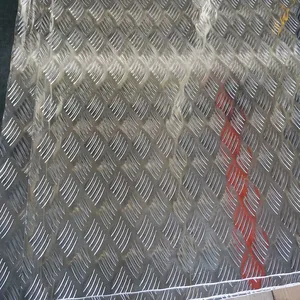 Embossed Aluminum Sheet Diamond Checkered 1050 1100 3003 H14 Aluminum Plate Sheet thumbnail-1