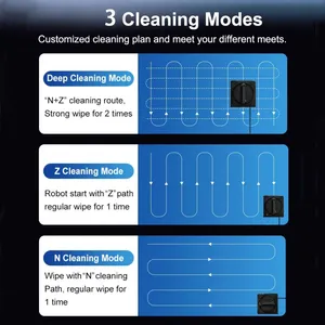 PUREROBO W-V1S Window Cleaning Robot New Function Vibration Mopping Bluetooth And Remote Control Smart Glass Cleaning Machine One Touch To Use thumbnail-2