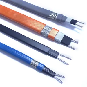 Self Regulating Roof Ice Melt Electric Underfloor Heating Cable Protection Walkway Self Regulation Heating Cable With Power Cord thumbnail-6