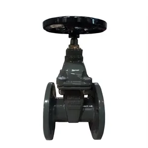 BS DIN PN16 Soft Seal Non Rising Stem Flange Gate Valve Cast Iron Ductile Iron GGG50 Osy Gate Valve Price thumbnail-6