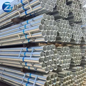 Hot Dipped Galvanized Steel Pipe Size 1/2 3/4 1