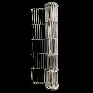 Corrosion-resistant Stainless Steel Trapezoidal Wire Mesh Conveyor Belt thumbnail-3