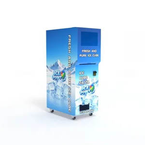 Touch Screen Automatic Ice Making and Vending Machine With Multilingual Ordering and Adjustable Purchase Options for Residential Communities thumbnail-1