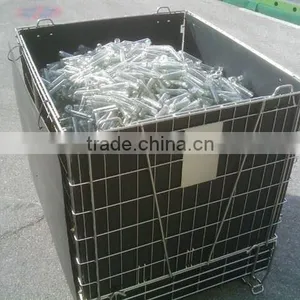 Customized Mesh Storage Warehouse Steel Cage With Bag thumbnail-5