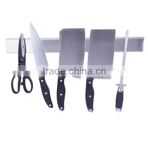 Stainless Steel Wall Mounted Magnetic Kitchen Knife Tool Rack Strip 14''/ 16''/ 18'' Standard Size Magnetic Knife Holder thumbnail-1