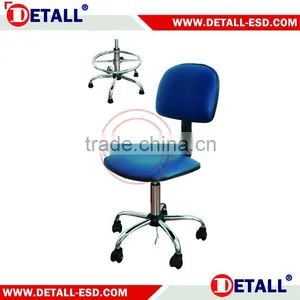 Hot Sales Antistatic Chrome Plating Steel Five-star Feet Chair thumbnail-1