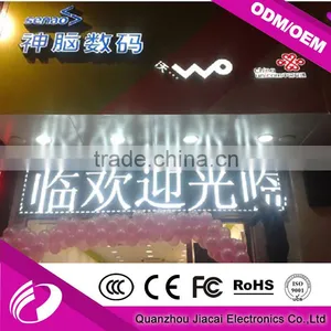 Electronic LED Display P10 Semi Outdoor White Color LED Screen thumbnail-2