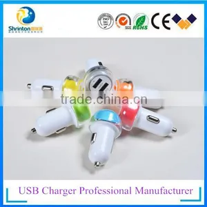 5V Fast Charging Crystal Car Charger for Iphone 5 Ipad Mini thumbnail-1