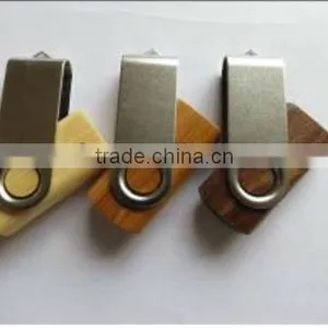 Top Selling Swivel Wooden Flash Drive Usb With Key Ring thumbnail-1
