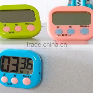2.9 Inch LCD Big Screen AAA Battery Countdown 4 Color Digital Kitchen Timer thumbnail-6