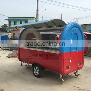 Red and Blue Mobile Food Trailer Food Truck Multi-functional Mobile Food Trucks Mobile Food Carts Can be Customized Food Trucks thumbnail-5