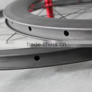 ICAN Carbon Road Bike Wheels Clincher 40/56C Basalt Brake 20/24 Holes thumbnail-4