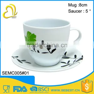 FDA Certification Wholesale Custom Logo Melamine Coffee Mug thumbnail-1