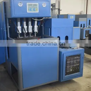 High Quality Semi Automatic 4 Cavities Drinking Water Bottle Blow Molding Machine thumbnail-1