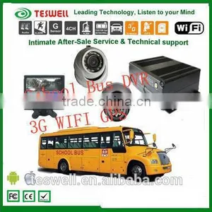 4CH HD-SDI 1080P Digital MDVR 3G/4G/WIFI /GPS School Bus Dvr Built in Hot Spot thumbnail-1