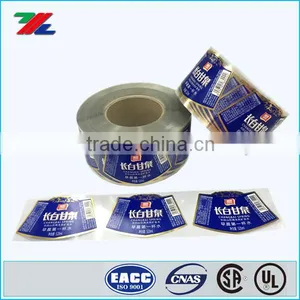 Crystal Custom Self Adhesive Drinking Bottle Label Printing, Mineral Water Plastic Bottle Packaging Label Custom Brand Printed thumbnail-1