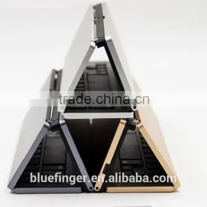 2015 Newest Design Universal Folding Bluetooth Aluminum Keyboard for All Tablets and Smart Phones thumbnail-6
