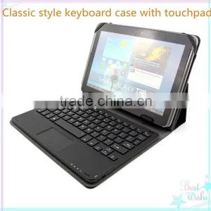 10.1inch Tablet Case With Removeable Bluetooth Keyboard and Touchpad thumbnail-1