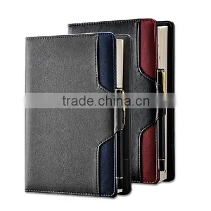 Top Grade Factory Competitive Price pu Leather Notebook With Pen thumbnail-2