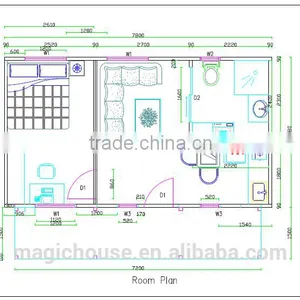 2016 Latest Modern Easy Assembly and Cheap Modular Homes/summer Hot Sale Light Steel Structure Prefab House/great Room Plan thumbnail-4