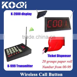 Restaurant Simple Queue Call System With Good Service Take A Number Ticket Machine thumbnail-1