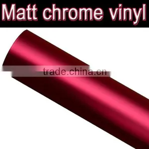 Chrome Matte Vinyl Self Adhesive Foil Chrome Vinyl Car Wrap 1.52x20m thumbnail-1