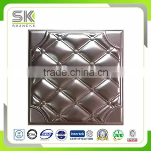 Hot Fire Resistant PU Leather Interior Decorative Wall Board thumbnail-1