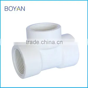 BOYAN For Water Supply White Equal Tee PVC Female and Piep Tee thumbnail-1