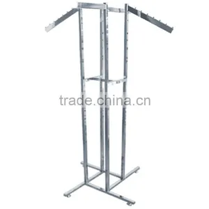 Single-pole Telescopic Stainless Steel Vertical Hanging Clothes Drying Rack thumbnail-1