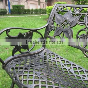 Heavy Duty All Weather Rust Free Cast Iron Outdoor Garden Bench thumbnail-5