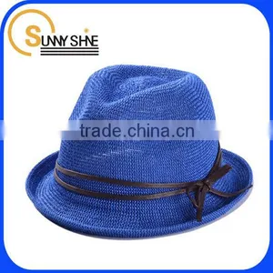 Sunny Shine Fashion Panama Paper Wholesale Knit Adults Straw Caps thumbnail-1