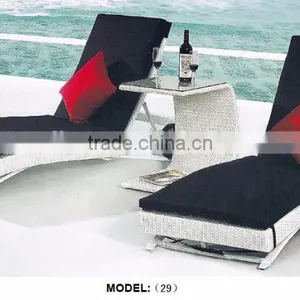 Outdoor PE Rattan Pool or Poolside Sunbed thumbnail-5