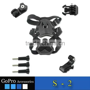 2016 New Wholesale Go Pro Fetch Chest Mount Dog Harness Belt Accessories Kit for Xiaomi yi Camera SJ4000 thumbnail-3