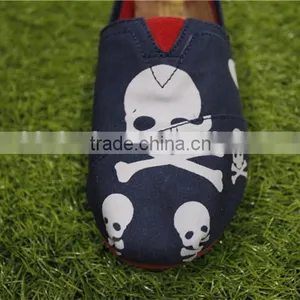 Skull Print Leisure Canvas Stock Shoes thumbnail-5