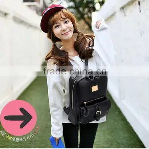 New Beautiful Girl Brown Backpack Fashion School Bag thumbnail-3