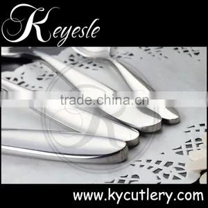 Wholesale Silver Tableware, Round Handle Flatware, Silver Cutlery thumbnail-2