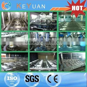 300BPH Automatic 5 Gallon Water Filling Machine/ 5 Gallon Water Bottling Plant/ Automatic Bottle Washing Filling Capping Machine thumbnail-1