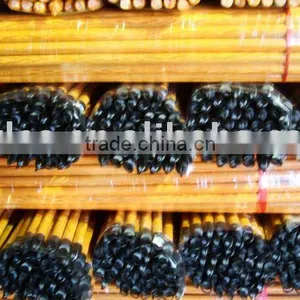 PVC Coated Wooden Broom Handle LONG DURABILITY thumbnail-1