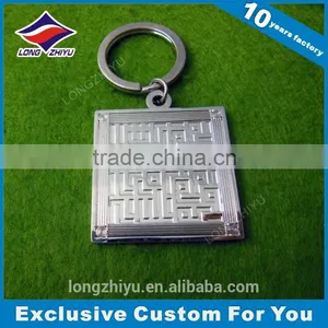 Cheap Silver Custom Keychain Car Shaped Keychain for Sale thumbnail-1