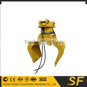 Excavator Rotating Grab, Excavator Rotatory Sorting Grapple thumbnail-1